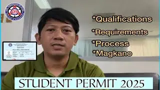 Paano kumuha ng Student permit 2025
