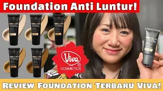 FOUNDATION TERBARU DARI VIVA COSMETICS❗️ANTI LUNTUR COCOK UNTUK KULIT BERMINYAK❗️
