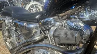 Harley Davidson Sportster Custom Evolution Chopper Conversion at Cabbage Patch Daytona Bikeweek 2025