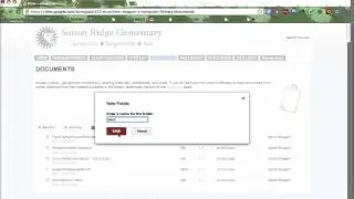 Google Sites-Documents-File Cabinet Page