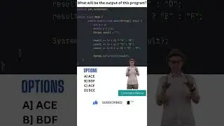 Java Quiz # 41 | Java Interview Questions | #java #shorts  #ocjp #javacertification #coding
