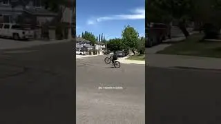 se bike wheelie no brakes day 1