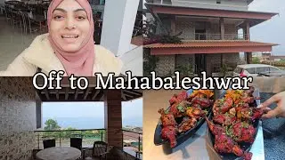 Trip to Mahabaleshwar Day 1 | Archies Heaven Villa | Dhaba Food | Vlog 16 | Anamara Shaikh