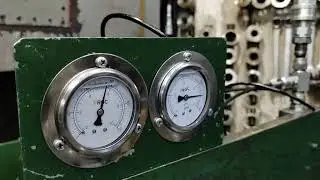 ГТС Испытания на стенде гидронасоса/ Testing hydraulic pumps 105429