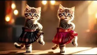 बिल्ली डांस | Cutest Cat 🐱💃 Best Cat Dance Moments Ever | Long Video 😂#catvideos #funnycats #pets