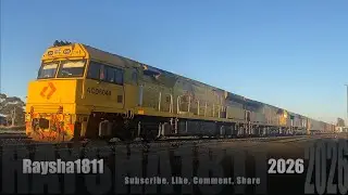 4PM1 - ACD6048-ACD6051-CM3314 & crew car (Aurizon/TGE) Gheringhap - Australian Trains by Raysha1811