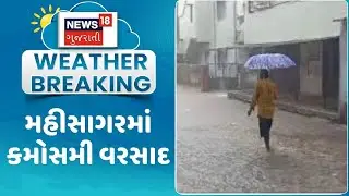 Mahisagar Weather Update | મહીસાગર જિલ્લામાં કમોસમી વરસાદ વર્ષયોં | Rain | Farmers | News18