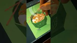 How to DRAW FOOD that makes you want to eat it #art #shorts