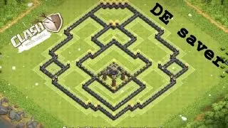 Th9 layout after dec update!ultimate DE saver! Antihog, Antilavaloons Dark elixir saving safe de