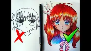 Que hacer y no hacer al dibujar Rostros de Manga / Sencillos pasos