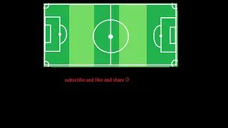 how to draw football field