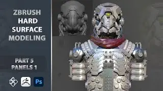 Zbrush hard surface modeling mr.robot part 5 panels 1 _ zbrush beginner tutorial DGO CG dgo cg