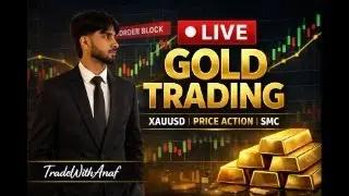 🔴 LIVE Gold Trading | XAUUSD Intraday | Price Action & SMC