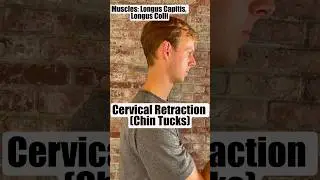 Fix Forward Head Posture FAST | Chin Tuck Exercise for Neck Pain Relief #neck