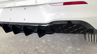 AMP-Z Rear Bumper Spoiler Diffuser Valance Lip For #vw #volkswagengolf MK8 8.5 Rline 2024+