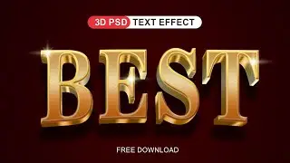 How to make 3D Luxury Text Effect | Graphics Design  |  Free Download  | Page - 258