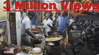 Chicken fried rice preparation for 30 people - Indian street food