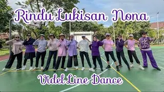 RINDU LUKISAN NONA | Choreo: Diba Munaf | Demo by: Videl Line Dance 