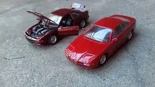 BMW 850i E31 by Schabak vs Del Prado in scale 1:43