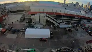 Time-lapse of Carnival Dream Departing Port of New Orleans