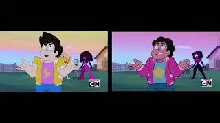 Concept Lala&rsquo;s Yellow diamond au vs original