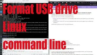Linux command line - How to format a USB drive - October 2023 - e7787223