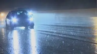Widespread rain, flooding picks up on the roads as severe weather moves in