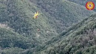 Infortunato alla Forra di Prodo (Orvieto-Terni), il salvataggio  del Soccorso Alpino e Speleologico