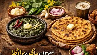 Sarson Ka Saag with Paratha | Traditional Punjabi Winter Recipe | Easy Desi Food