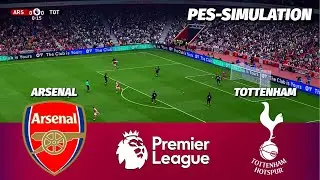 LIVE 🔴| Arsenal vs Tottenham Hotspur - Premier League 2025 | PES 21 Simulation