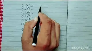 square 11to19 mathematics simple and easy square trick//#mathstricks #trickystudy #onlytrickyclasses