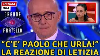 🔴GRANDE FRATELLO: ALFONSO SIGNORINI IN LACRIME - PAOLO MASELLA URLA - LA REAZIONE DI LETIZIA PETRIS