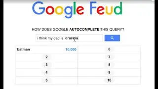 Playing GoogleFeud (people are so weird)