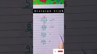 Division trick for fast calculation maths shorts #mathematics