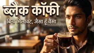  ब्लेक कोफी। बिना मिलावट; जैसा हूं वैसा #blackcoffee #black #coffee #mix #life #real 