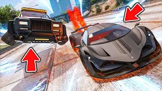 GTA V #51 ( الولد المشاغب ) الساحرة تدمر سيارة الشبح الناري