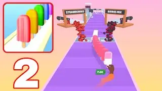 Popsicle Stack - Gameplay Walkthrough Part 2 - MOST SATISFYING GAMEPLAY!