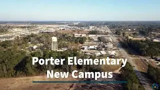 NCISD | New Porter Elementary School Jan 2022 Drone Footage | Porter Elementary