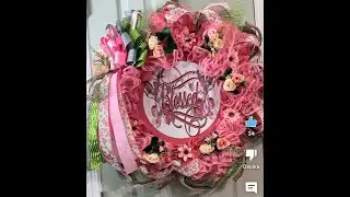 Blessed Curly Q style Ribbon edging with bow tutorial