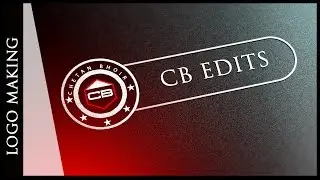 How to make CB edits logo | Photoshop Tutorial | 3D logo