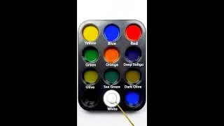 How to Create New Colors with Water Color | Satisfying Color Mixing #colors #asmr #relaxing 
