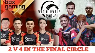 PUBG | W2D2-PMWL EAST- SYNERGE VS BOX GAMING| CAN SYNERGE GAMING DO 2 V 4 AGAINST BOX GAMING