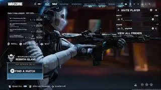 Playing call of duty Warzone