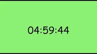 Silent 5h Productivity Timer - 5 Hours Countdown