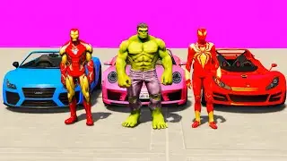 SPIDERMAN VS HULK VS IRONMAN | SPIDERMAN VS DC VS ANIME😱 WHO Wins Race | #spiderman #hulk #ironman