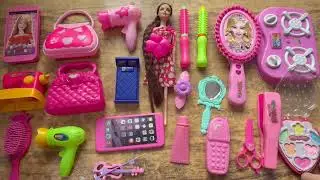 2:17 Minutes Satisfying Unboxing Hello Kitty Tiny Barbie Doll Makeup Set t | ASMR | Cute Mini Toys