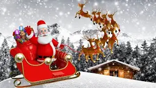 Magical Santa's Sleigh Ride | Fun Baby Sensory Video | Christmas Fun