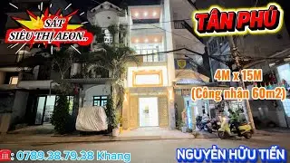 🏠Đẹp Q. Tân Phú ✨ĐÓN XUÂN 2026.❤️Sát Siêu Thị AEON👍Nay Giảm: 400triệu.☎️: #0789387938 Khang