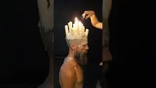 creative photo idea with candles. #photoshoot