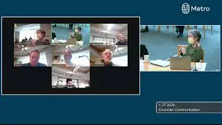 Metro Council work session Jan. 27, 2026